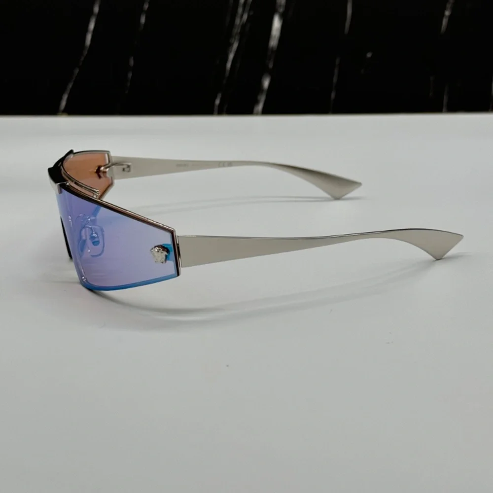 NEW VE2265 100011 VERSACE MOD 2265 1000/11 SILVER VE2265 1000/11 SUNGLASSES